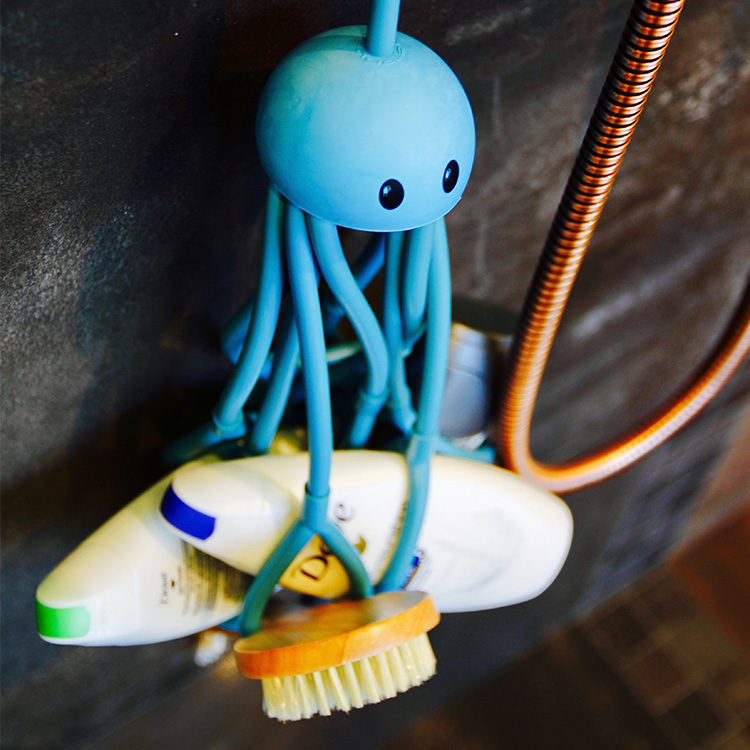 Sjampo- og flaskeholder Octopus