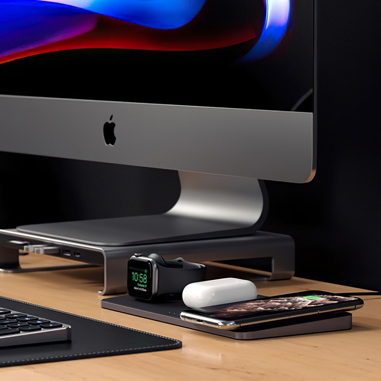 Ladestasjon for Apple-enheter