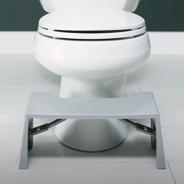 Sammenleggbar toalettkrakk til reisen, Squatty Potty