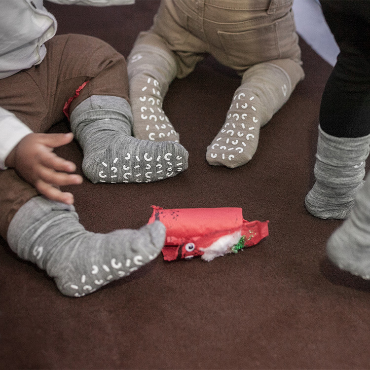 Smarte babysokker Stuckies Ull