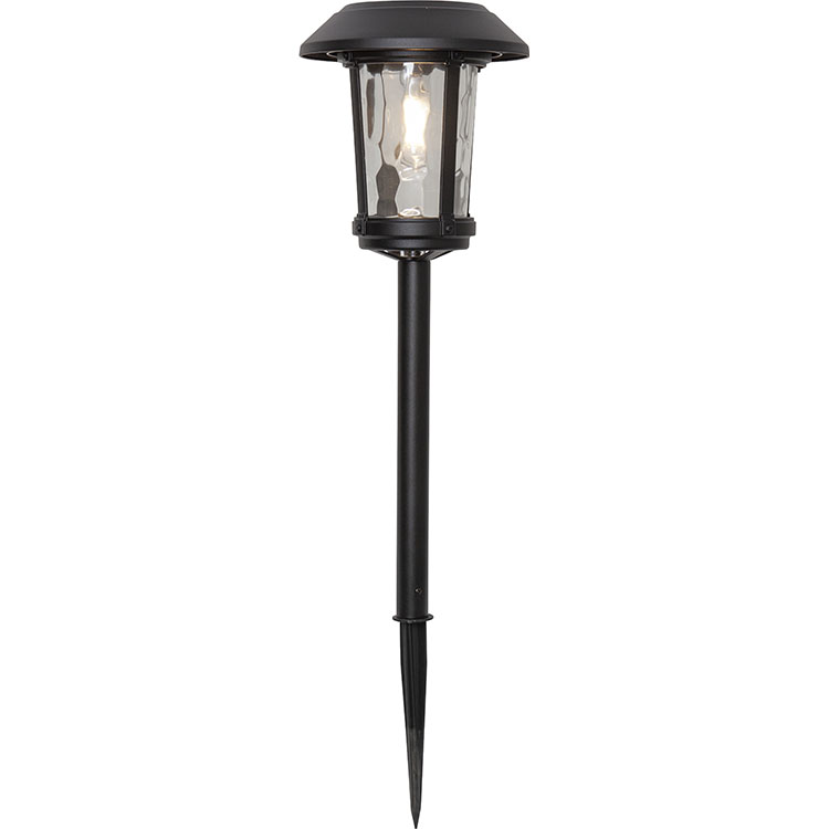 Solcelledrevet hagelampe med jordspyd, Florian 47 cm