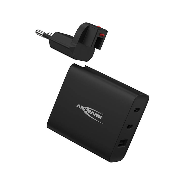 Reiseadapter med USB-inngang