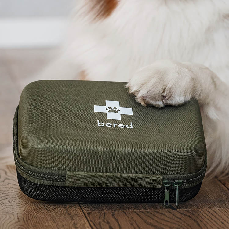 Førstehjelpsskrin for hund og katt, Bered