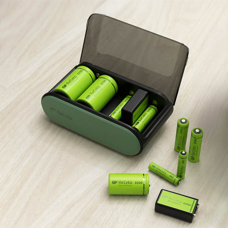 Universal batterilader, GP ReCyko