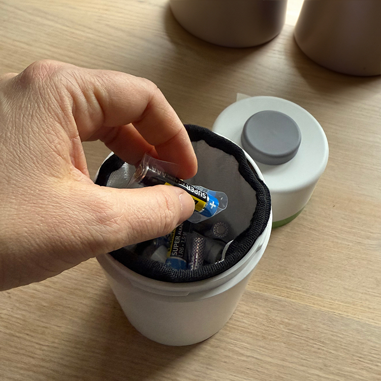 Batteriboks for resirkulering