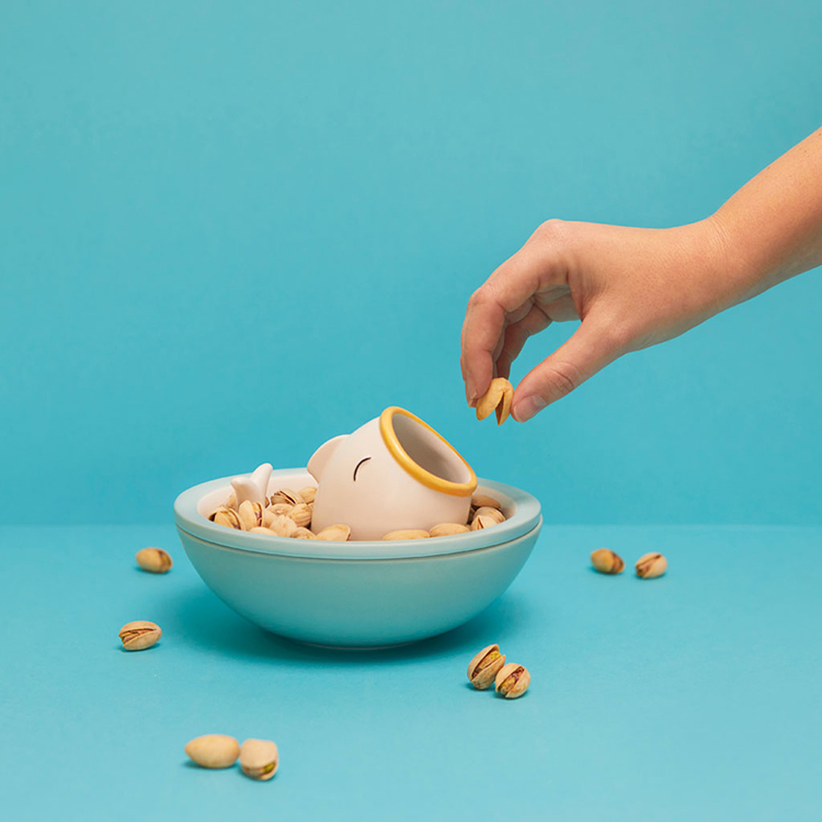 Snackskål i keramikk