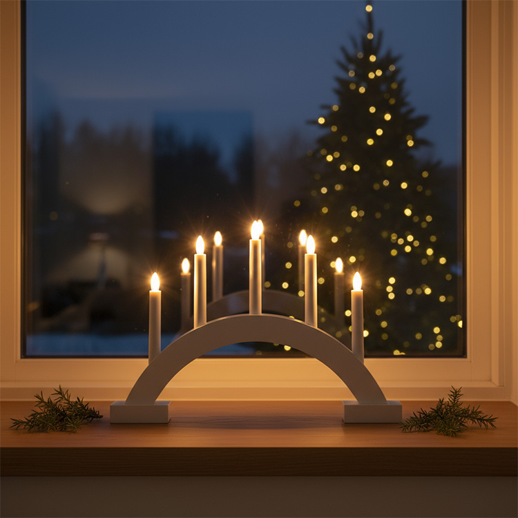 Batteridrevet adventslysestake