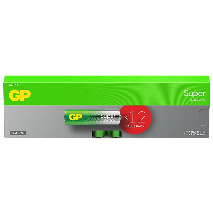 Batteri AA 12-pakning
