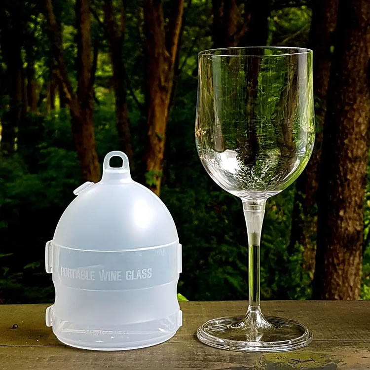 Sammenleggbart vinglass