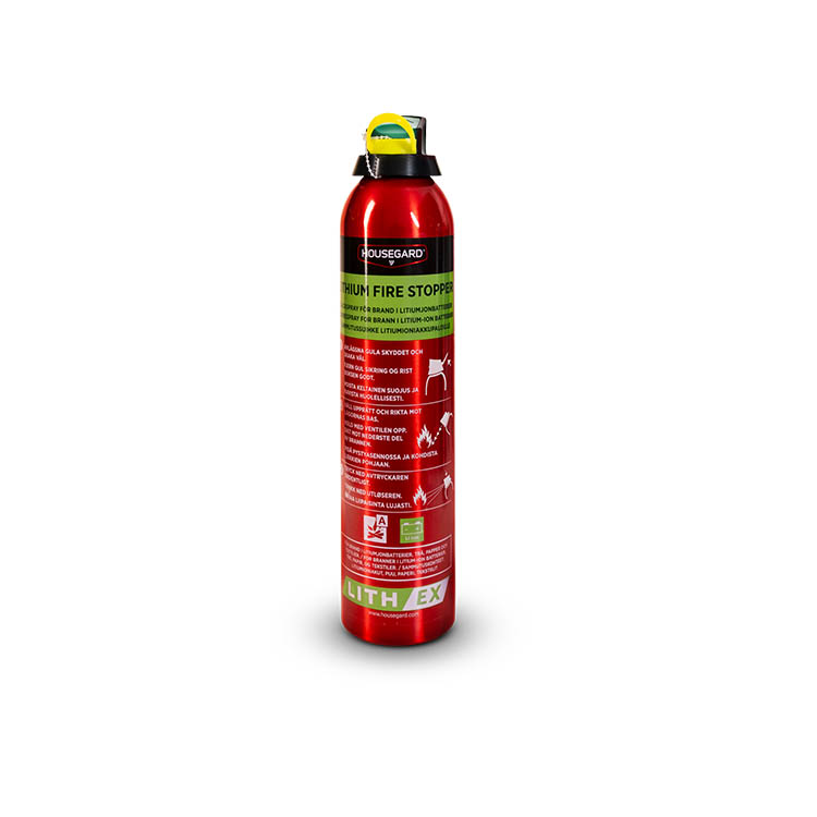 Slukkespray for litiumionbatterier