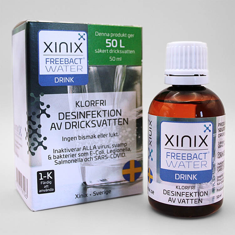 Vannrensing, Xinix FreeBact Water