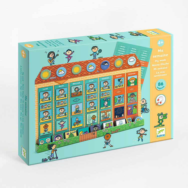 Magnetisk ukekalender for barn