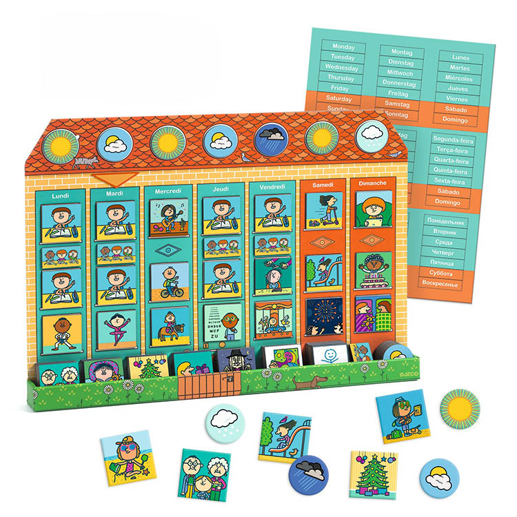Magnetisk ukekalender for barn