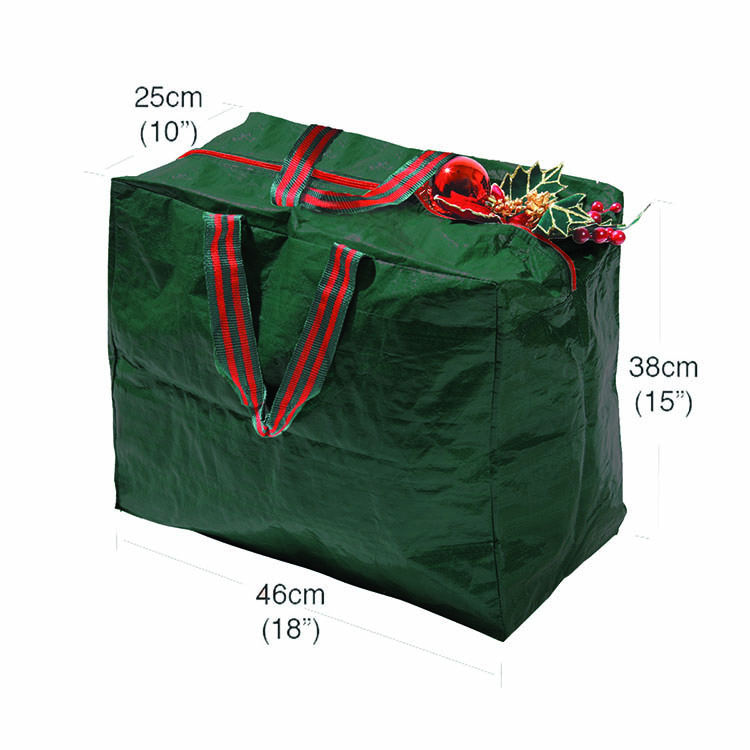 Oppbevaringsveske for julepynt, 46x25x38 cm