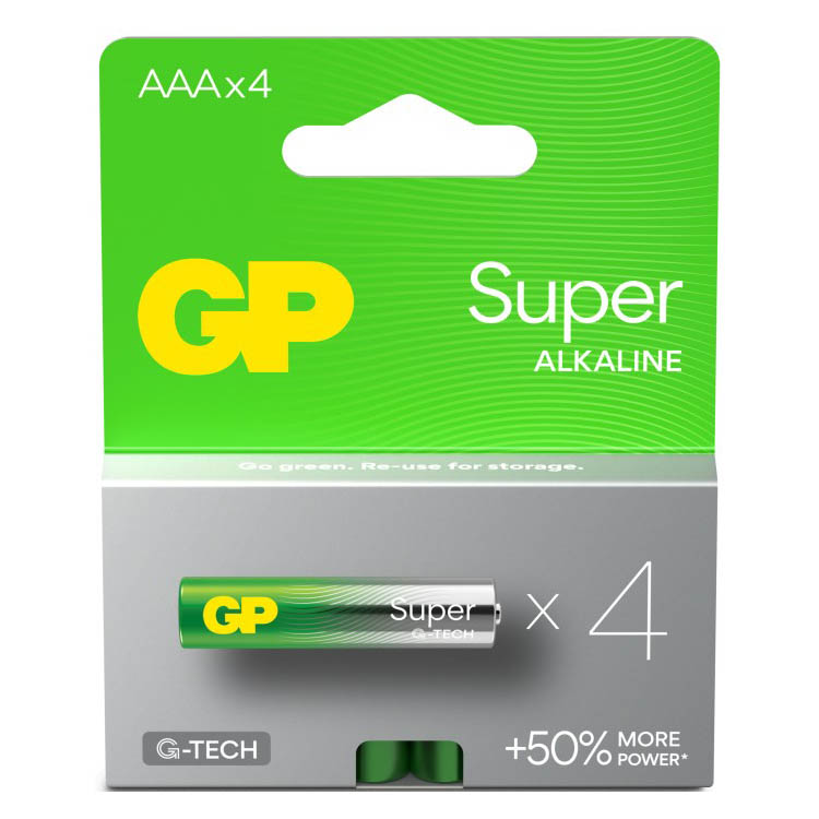 Batteri AAA, 4-pakning